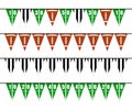 American football bunting flags party decoration Royalty Free Stock Photo