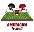 American football Royalty Free Stock Photo