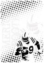 American football dost poster background 2