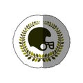 american football emblem icon Royalty Free Stock Photo