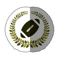 american football emblem icon Royalty Free Stock Photo