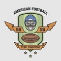 American football emblem