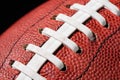 American Football Extreme Close Up Royalty Free Stock Photo