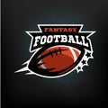 American football fantasy. Royalty Free Stock Photo