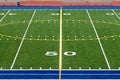 American Football Field Royalty Free Stock Photo