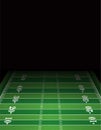 American Football Field Background Template Illustration