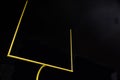 American Football Field Goal at Night