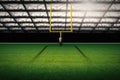 American football field goal post Royalty Free Stock Photo