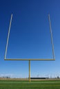 American Football Field Goal Posts Royalty Free Stock Photo