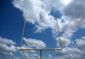 American Football Field Goal Posts Royalty Free Stock Photo