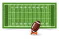 American Football Field Royalty Free Stock Photo