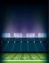 American Football Field Stadium Background Illustration Royalty Free Stock Photo