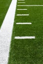 American Football Field Yard Lines Royalty Free Stock Photo