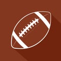 American football flat icon