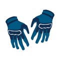 american football gloves sport Royalty Free Stock Photo