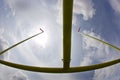 American Football Goal Royalty Free Stock Photo