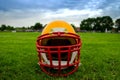 American football helmet Royalty Free Stock Photo