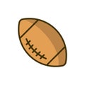 American football icon vector design templates