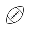 American football icon vector design templates