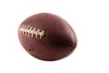 An American football isolated on a white background Royalty Free Stock Photo