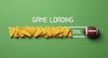 American Football Loading Screen Concept Artwork Royalty Free Stock Photo