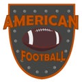 American football logos vector