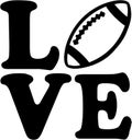 Football love Royalty Free Stock Photo