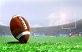 American football penalty kick Royalty Free Stock Photo