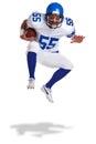 American football player cut out Royalty Free Stock Photo