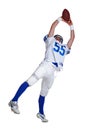 American football player cut out Royalty Free Stock Photo