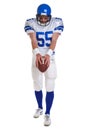 American football player cut out Royalty Free Stock Photo