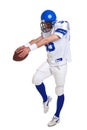 American football player cut out Royalty Free Stock Photo