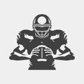 American football player symbol