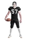 American football player. Royalty Free Stock Photo