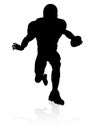 American Football Player Silhouette