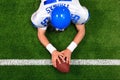 American football player touchdown Royalty Free Stock Photo