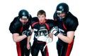 American football players Royalty Free Stock Photo