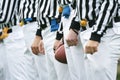 American football Referees Royalty Free Stock Photo