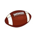 american football or rugby ball Royalty Free Stock Photo