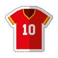 American football shirt captain