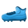 American football shoe spike icon, cartoon style Royalty Free Stock Photo