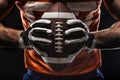 American football sportsman player Royalty Free Stock Photo