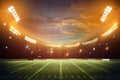 American football stadium Royalty Free Stock Photo