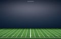 American football stadium background with perspective line pattern of grass field. Royalty Free Stock Photo