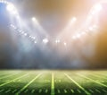 American football stadium 3D. Royalty Free Stock Photo
