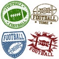 American football stamps