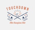 American football touchdown champions