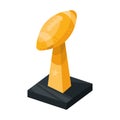 american football trophy Royalty Free Stock Photo