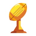 american football trophy award Royalty Free Stock Photo