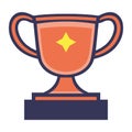 american football trophy award Royalty Free Stock Photo